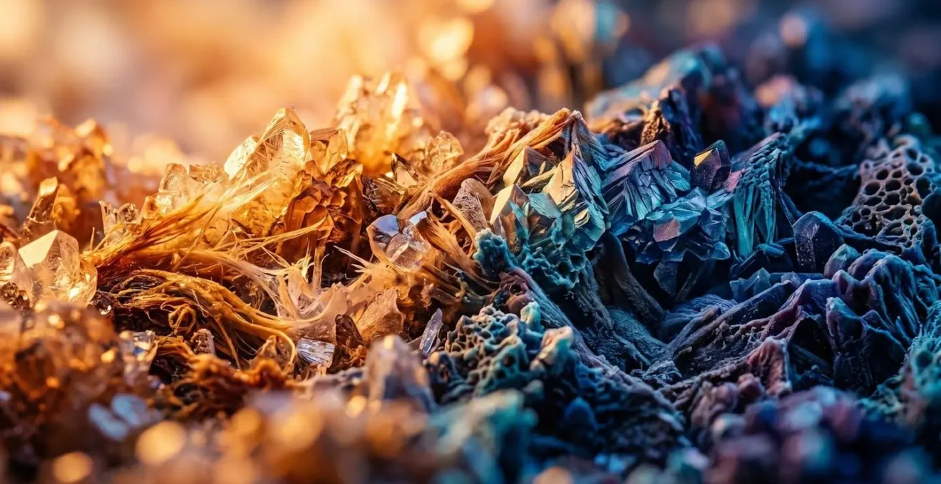 Abstract macro shot of digestive system metaphor showing circadian timing effects on metabolism