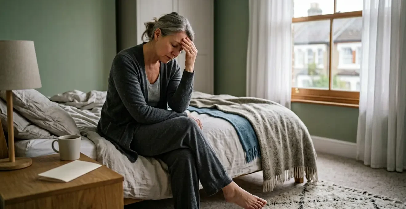 Person recovering from post-viral fatigue in a UK home setting